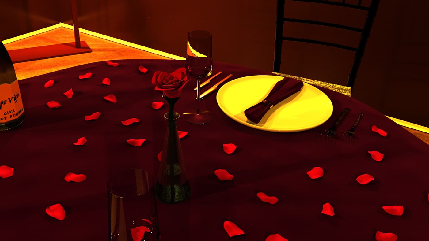 romantic dinner for two
